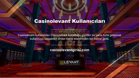 Levant Casino’da Kullanıcı Deneyimi İyileştirmeleri